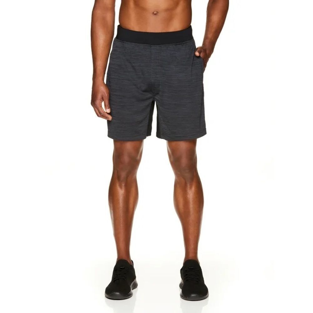 🔥GAIAM Charcoal Gray Athletic Shorts Sz M New